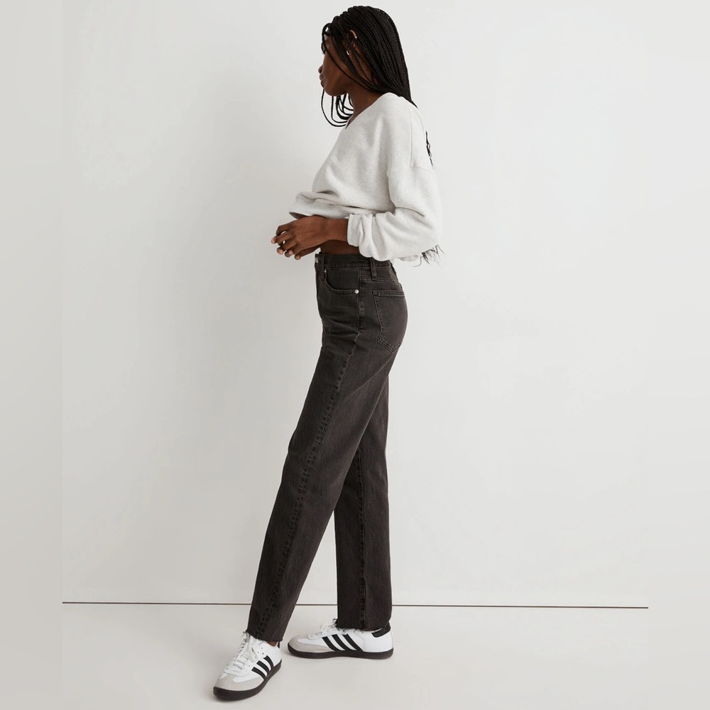 Madewell The Perfect Vintage Straight Jean with Raw Hem